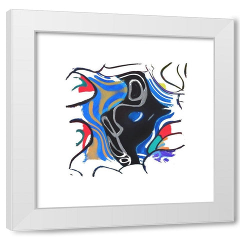 Wild Participation II White Modern Wood Framed Art Print by Bolokofsky, Ronald