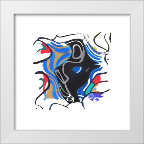 Wild Participation II White Modern Wood Framed Art Print by Bolokofsky, Ronald