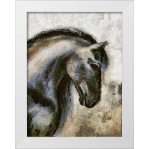 Royalty White Modern Wood Framed Art Print by Bolokofsky, Ronald
