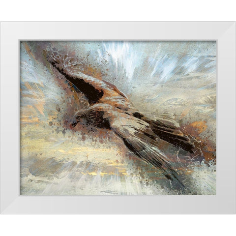 Soaring Above the Clouds White Modern Wood Framed Art Print by Bolokofsky, Ronald