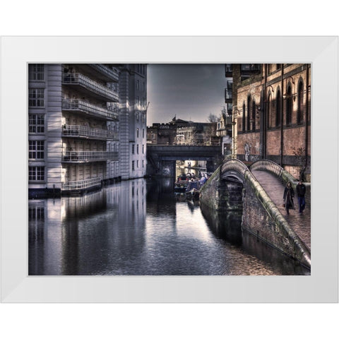 Notting Hill White Modern Wood Framed Art Print by Bolokofsky, Ronald