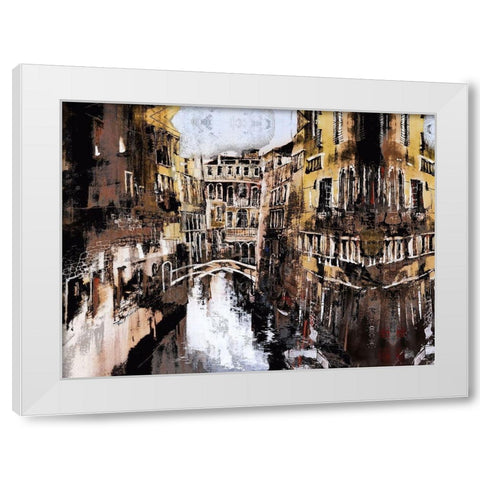 Old Venice II White Modern Wood Framed Art Print by Bolokofsky, Ronald