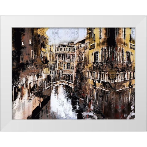 Old Venice II White Modern Wood Framed Art Print by Bolokofsky, Ronald