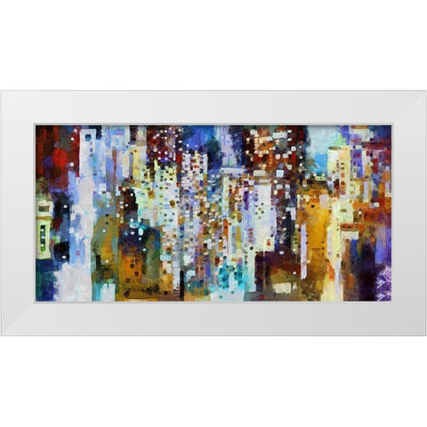 Transformations White Modern Wood Framed Art Print by Bolokofsky, Ronald