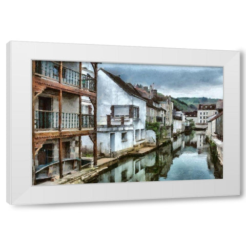 Venise I  White Modern Wood Framed Art Print by Bolokofsky, Ronald