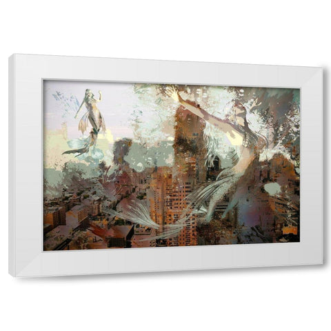 Atlantis  White Modern Wood Framed Art Print by Bolokofsky, Ronald