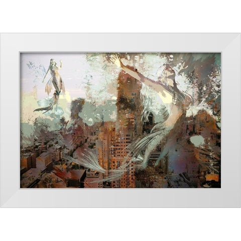 Atlantis  White Modern Wood Framed Art Print by Bolokofsky, Ronald
