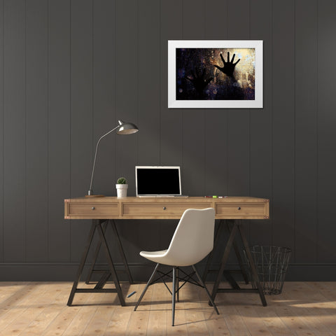 Break On Through White Modern Wood Framed Art Print by Bolokofsky, Ronald