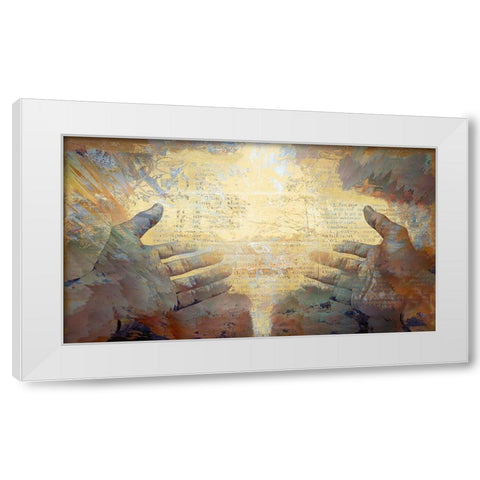 Knowlege White Modern Wood Framed Art Print by Bolokofsky, Ronald