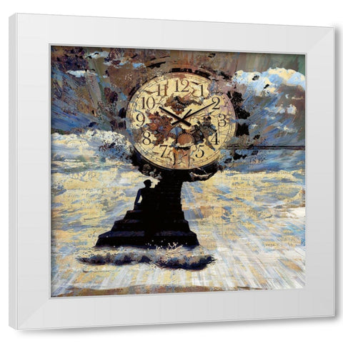 Maritime White Modern Wood Framed Art Print by Bolokofsky, Ronald