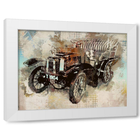 Model T Ford White Modern Wood Framed Art Print by Bolokofsky, Ronald