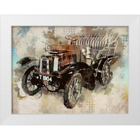 Model T Ford White Modern Wood Framed Art Print by Bolokofsky, Ronald