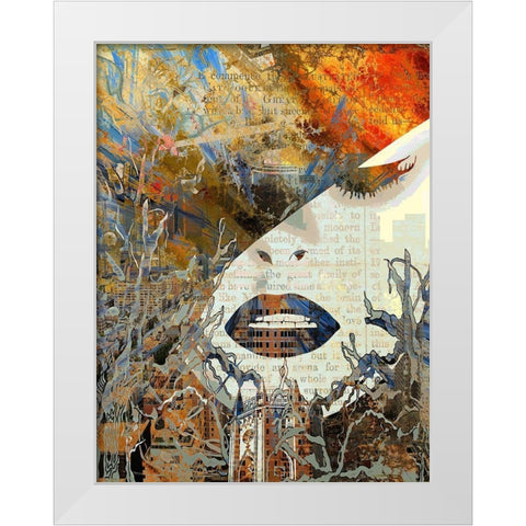Everything Is Beautiful White Modern Wood Framed Art Print by Bolokofsky, Ronald