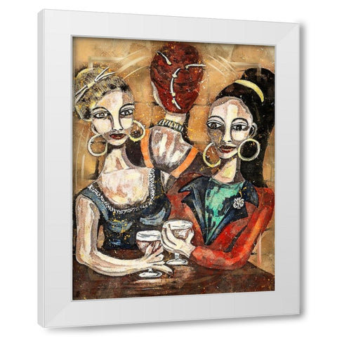 Mid Century Margaritas White Modern Wood Framed Art Print by Bolokofsky, Ronald