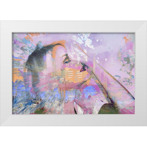 Minds Eye White Modern Wood Framed Art Print by Bolokofsky, Ronald