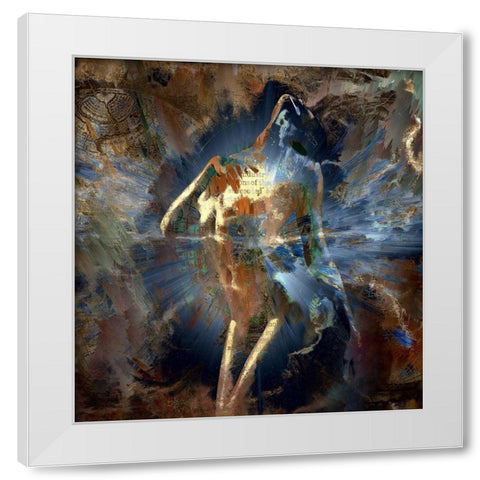 Soul Searching White Modern Wood Framed Art Print by Bolokofsky, Ronald