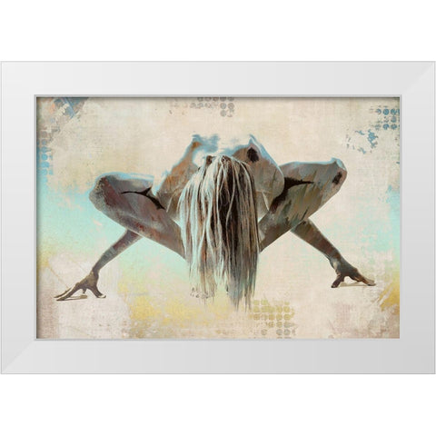 Under the Sun III White Modern Wood Framed Art Print by Bolokofsky, Ronald