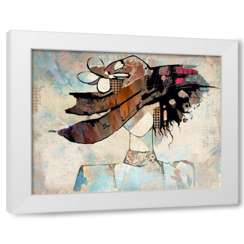 Yesterdays Fashions Today I White Modern Wood Framed Art Print by Bolokofsky, Ronald