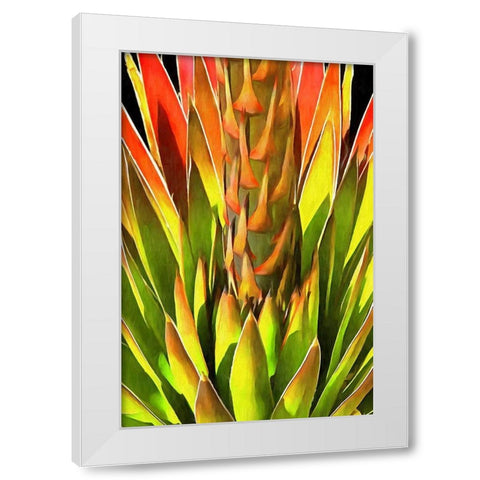 Agave I White Modern Wood Framed Art Print by Bolokofsky, Ronald