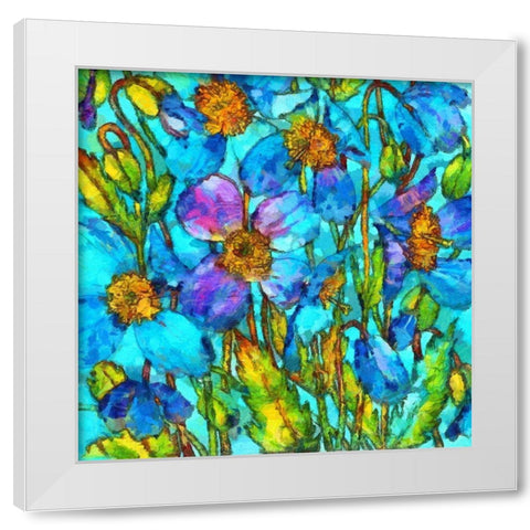 My Special Garden White Modern Wood Framed Art Print by Bolokofsky, Ronald