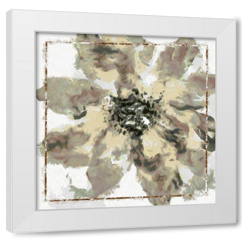 Calyx IV White Modern Wood Framed Art Print by Bolokofsky, Ronald