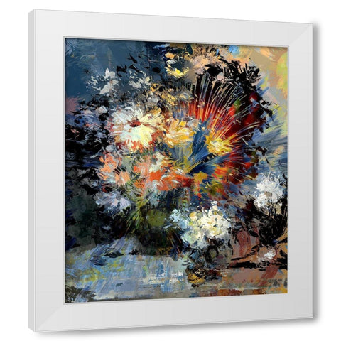 Colors of Nature White Modern Wood Framed Art Print by Bolokofsky, Ronald