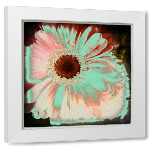 Floral Green White Modern Wood Framed Art Print by Bolokofsky, Ronald