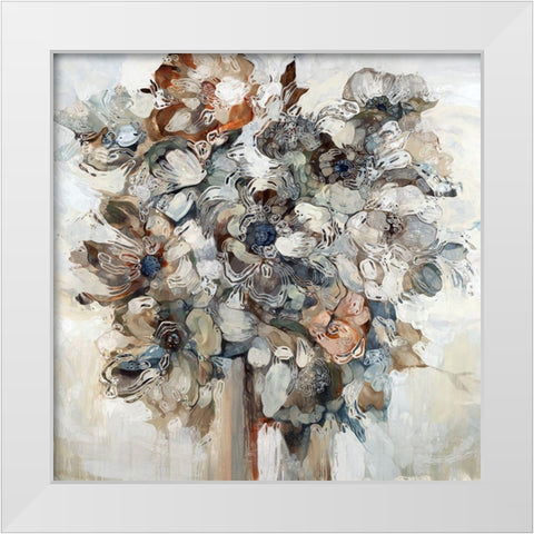 Seasons Bouquet I White Modern Wood Framed Art Print by Bolokofsky, Ronald