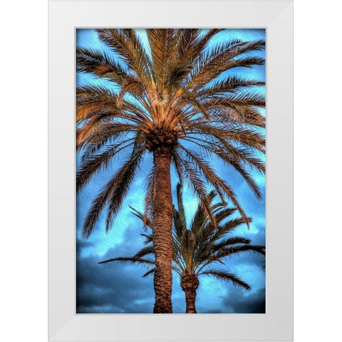 Against the Blue Sky White Modern Wood Framed Art Print by Bolokofsky, Ronald