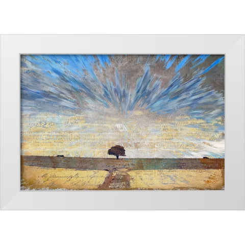 On the Plains  White Modern Wood Framed Art Print by Bolokofsky, Ronald