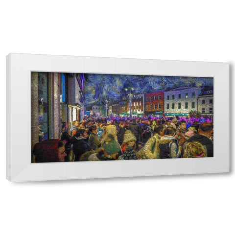 Andover White Modern Wood Framed Art Print by Bolokofsky, Ronald