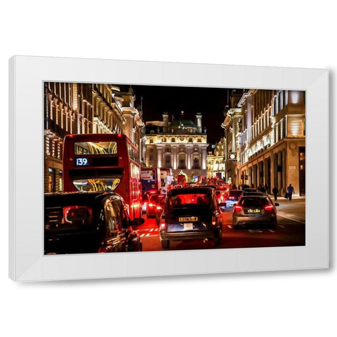 London White Modern Wood Framed Art Print by Bolokofsky, Ronald