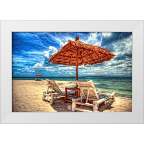 Pandanon Island Philippines White Modern Wood Framed Art Print by Bolokofsky, Ronald