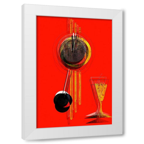 Afternoon Hangover I White Modern Wood Framed Art Print by Bolokofsky, Ronald