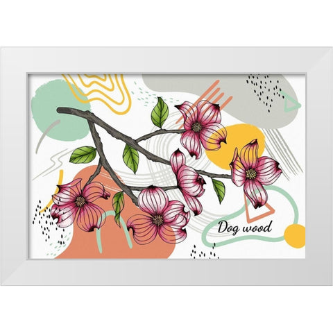 Dogwood 662 White Modern Wood Framed Art Print by Bolokofsky, Ronald