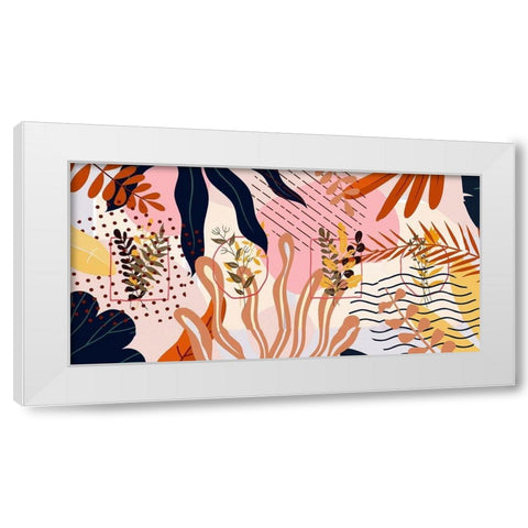 Garden Elements 432 White Modern Wood Framed Art Print by Bolokofsky, Ronald