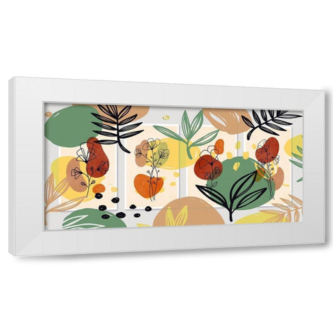 Garden Variety I White Modern Wood Framed Art Print by Bolokofsky, Ronald