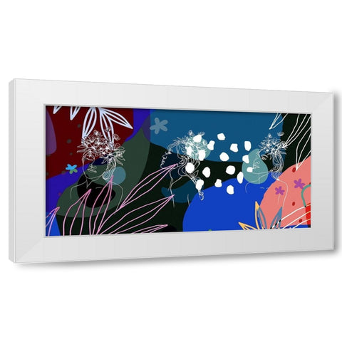 Island Girls 1306 White Modern Wood Framed Art Print by Bolokofsky, Ronald