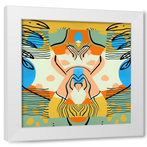 The Wise Man I White Modern Wood Framed Art Print by Bolokofsky, Ronald