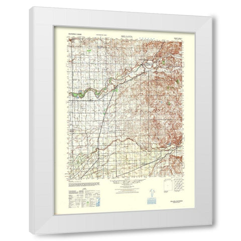 Bellota Sheet - US Army 1942 White Modern Wood Framed Art Print by US Army