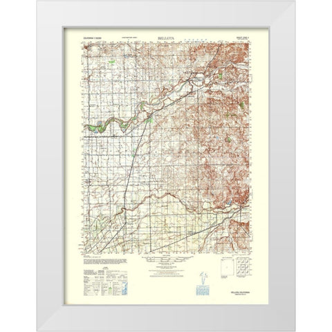 Bellota Sheet - US Army 1942 White Modern Wood Framed Art Print by US Army