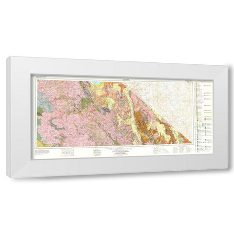 Mariposa Sheet - Strand 1961 White Modern Wood Framed Art Print by Strand