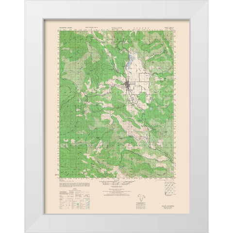 Wilits Sheet - US Army 1943 White Modern Wood Framed Art Print by US Army