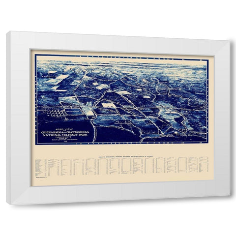 Chickamauga Chattanooga National Military Park White Modern Wood Framed Art Print by Shutting