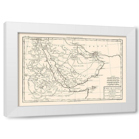 Egypt Arabia - Bonne White Modern Wood Framed Art Print by Bonne