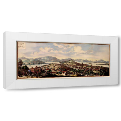 China Hong Kong Picture - Van Meurs 1670 White Modern Wood Framed Art Print by Van Meurs