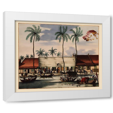 Women Jail Jakarta Indonesia Picture Asia White Modern Wood Framed Art Print by Nieuhoff