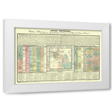 Caliphate Turkey Middle East - Duval 1834 White Modern Wood Framed Art Print by Duval