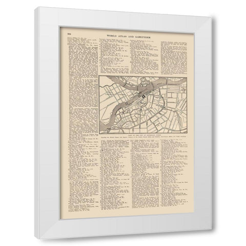 Europe Petrograd Russia - Reynold 1921 White Modern Wood Framed Art Print by Reynold