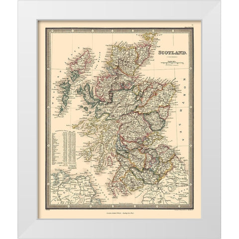 Scotland - Regions - Wyld White Modern Wood Framed Art Print by Wyld